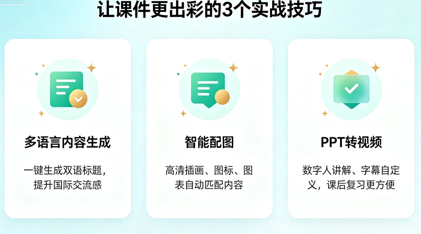 紧急课件一小时搞定：课件帮AI从大纲到成片极速工作流