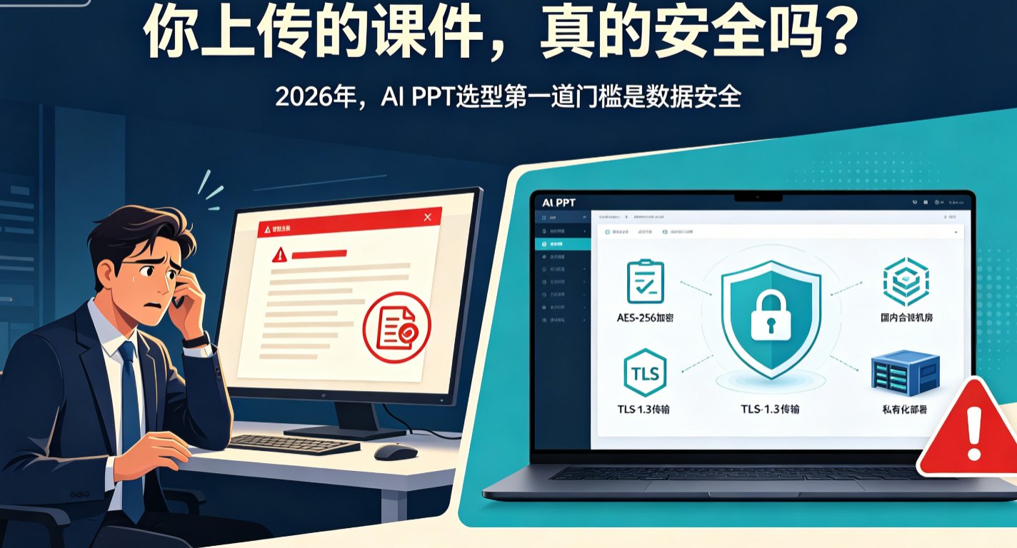 AI制作PPT会泄露隐私吗？课件帮数据安全合规能力深度解析