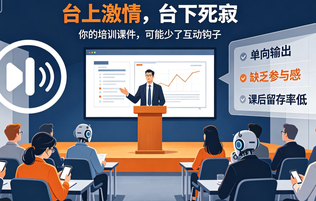 企业培训课件如何增加互动？课件帮协作+数字人播报让学员动起来