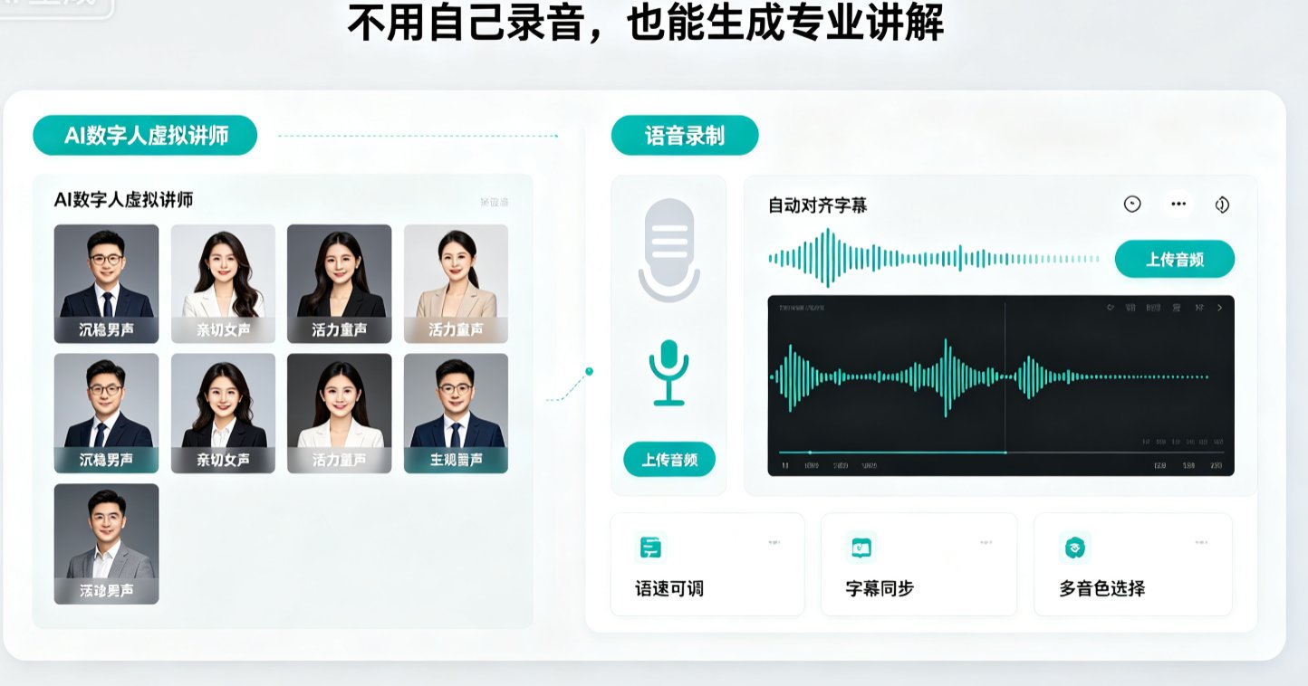 课件帮工作台界面,点击“新建项目”并上传PPT