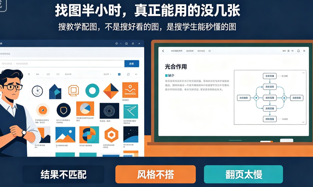 课件帮素材库搜索框,输入“光合作用 流程 示意图”的结果截图