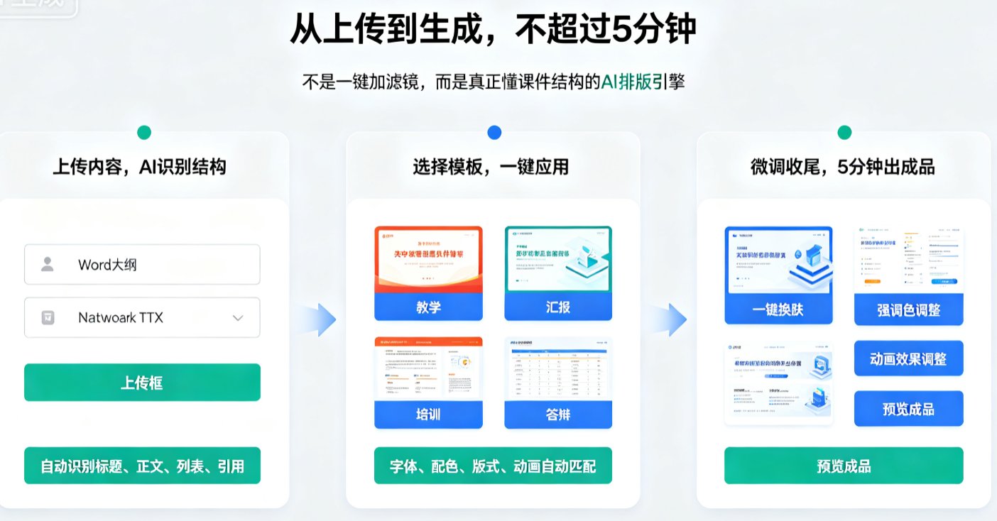 课件排版丑学生注意力难集中？课件帮智能排版5分钟拯救颜值