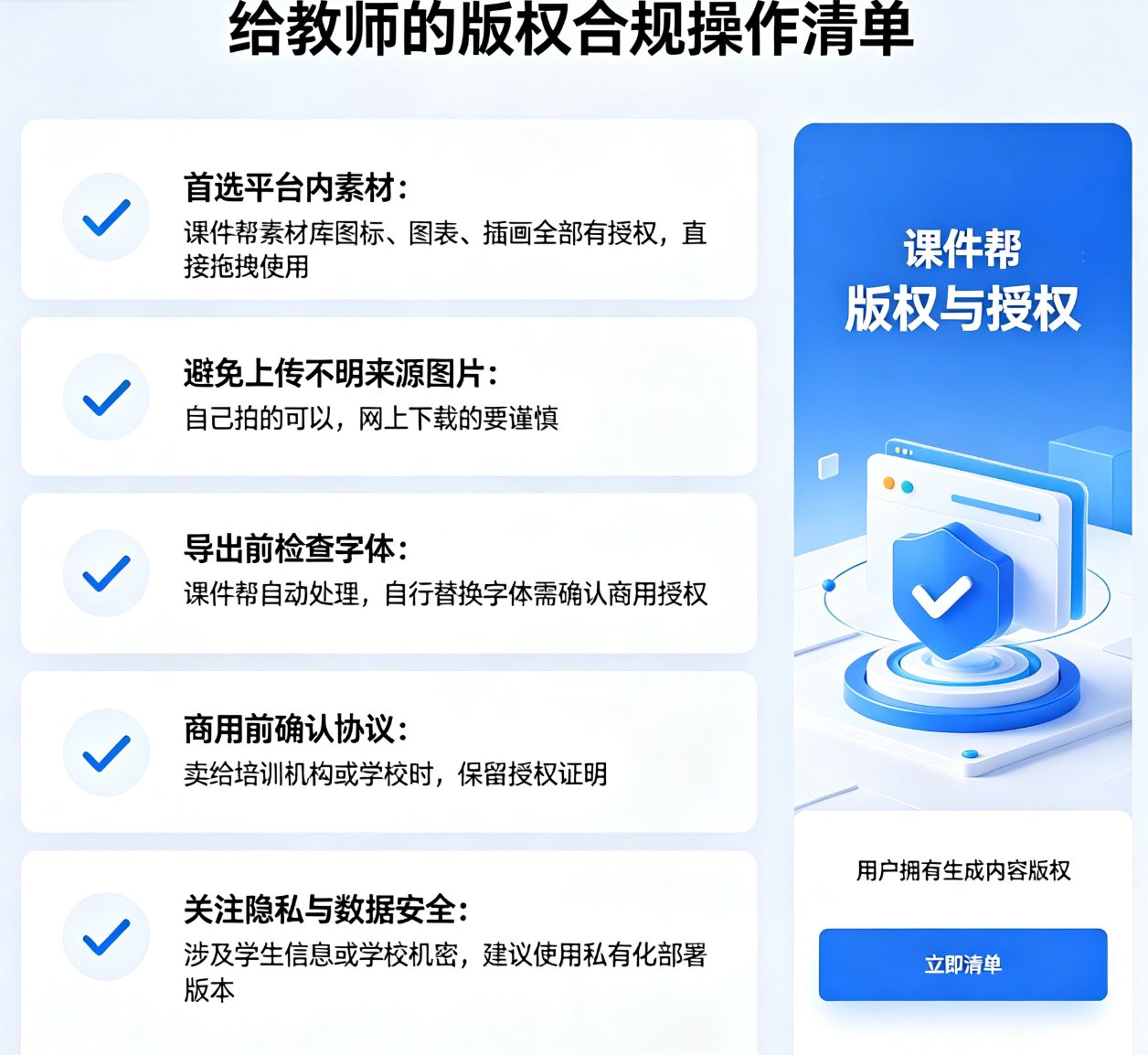 AI课件版权归属谁？课件帮与用户权益划分全解析