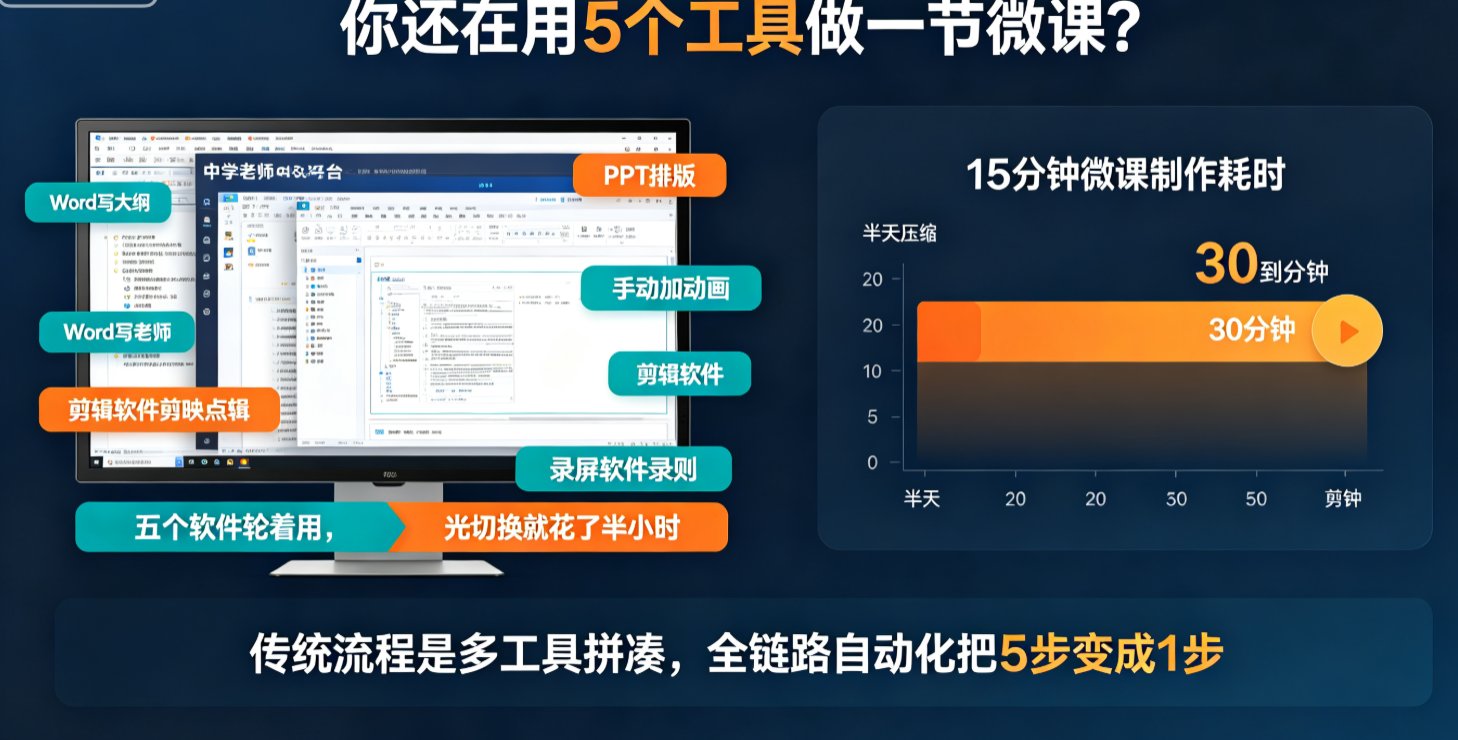 课件帮上传Word后自动解析的大纲预览界面