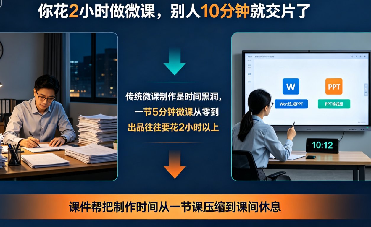 课件帮AI课件生成速度有多快？实测：10分钟从大纲到视频