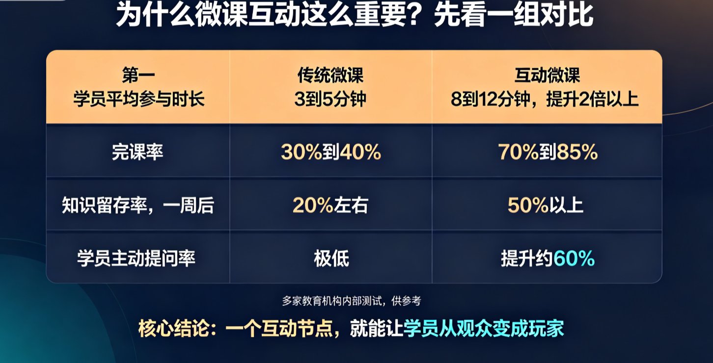 如何用课件帮4步在微课中插入互动测验并自动保存学员成绩？
