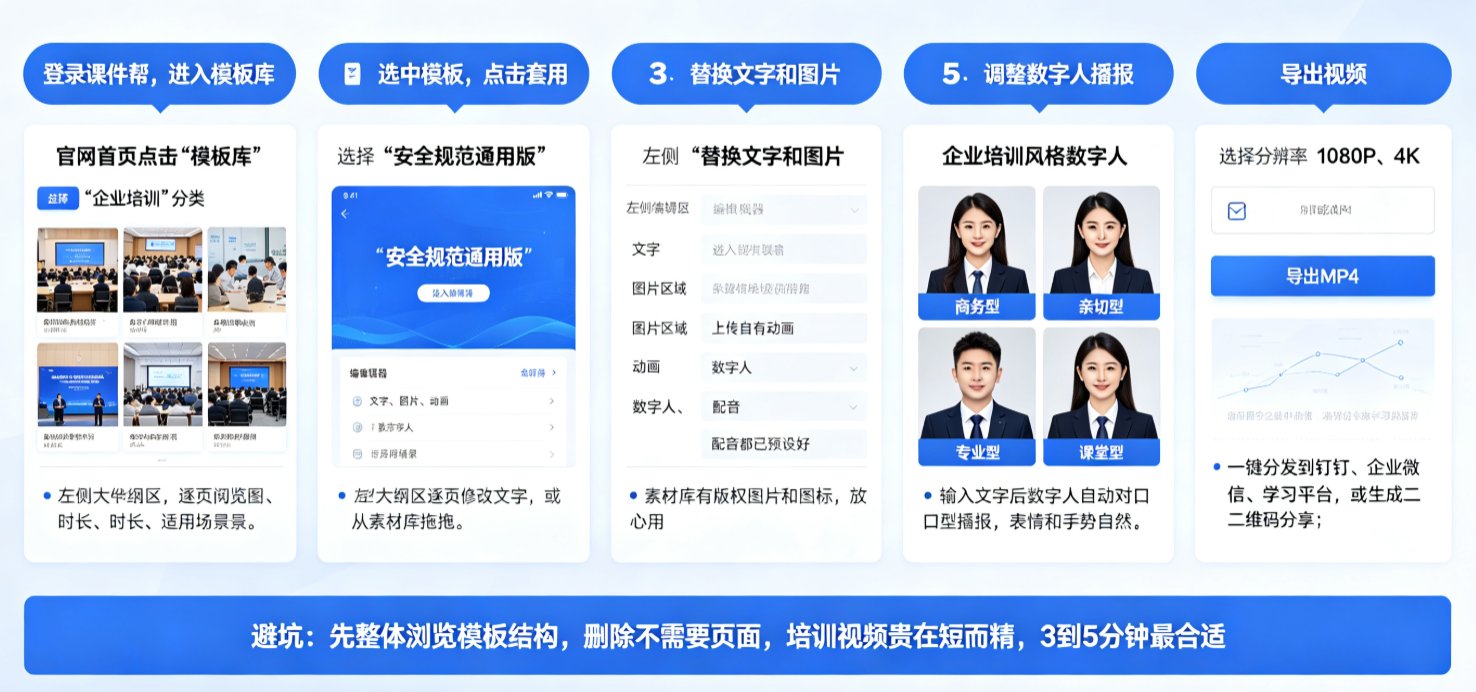 课件帮企业培训模板有哪些？HR和培训讲师如何快速套用？