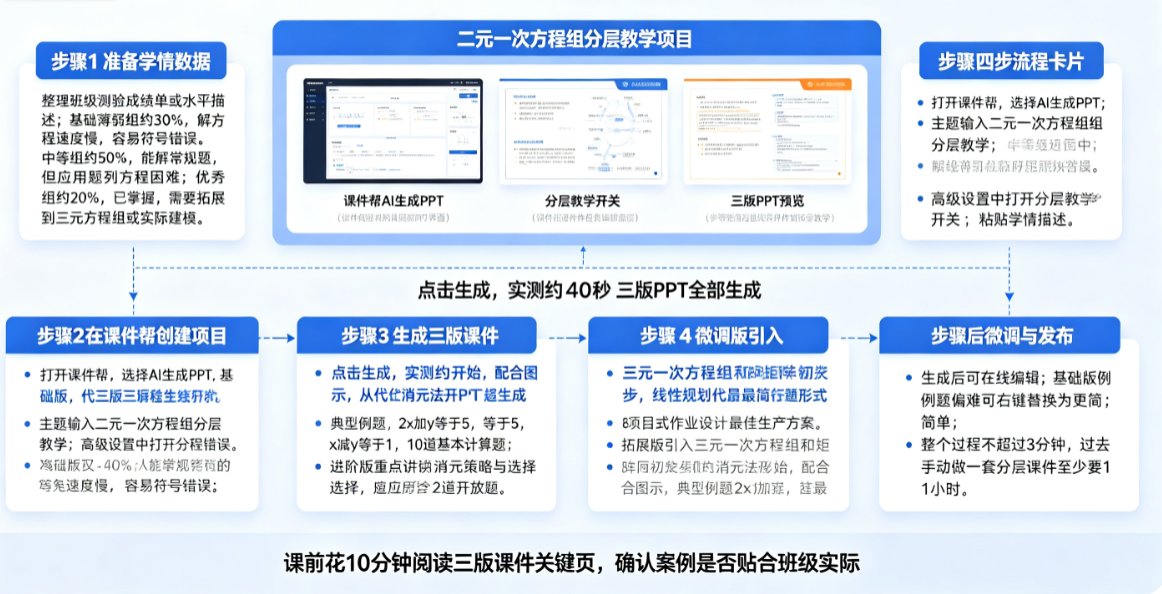 课件帮学情数据输入界面，显示班级分组和水平描述