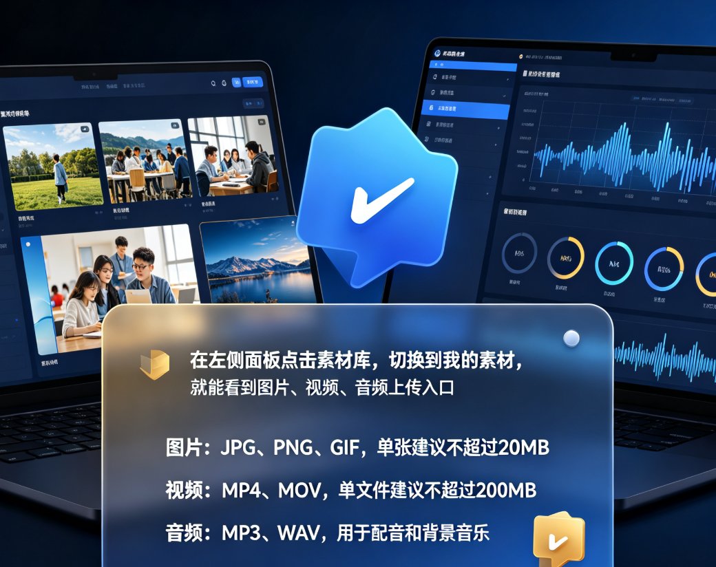 课件帮素材库能上传自己的图片和视频吗？个人素材管理全攻略