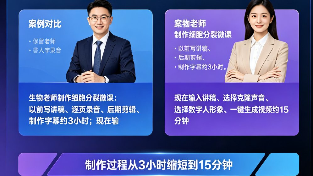 课件帮讲题视频生成后的预览界面,展示板书动画和字幕