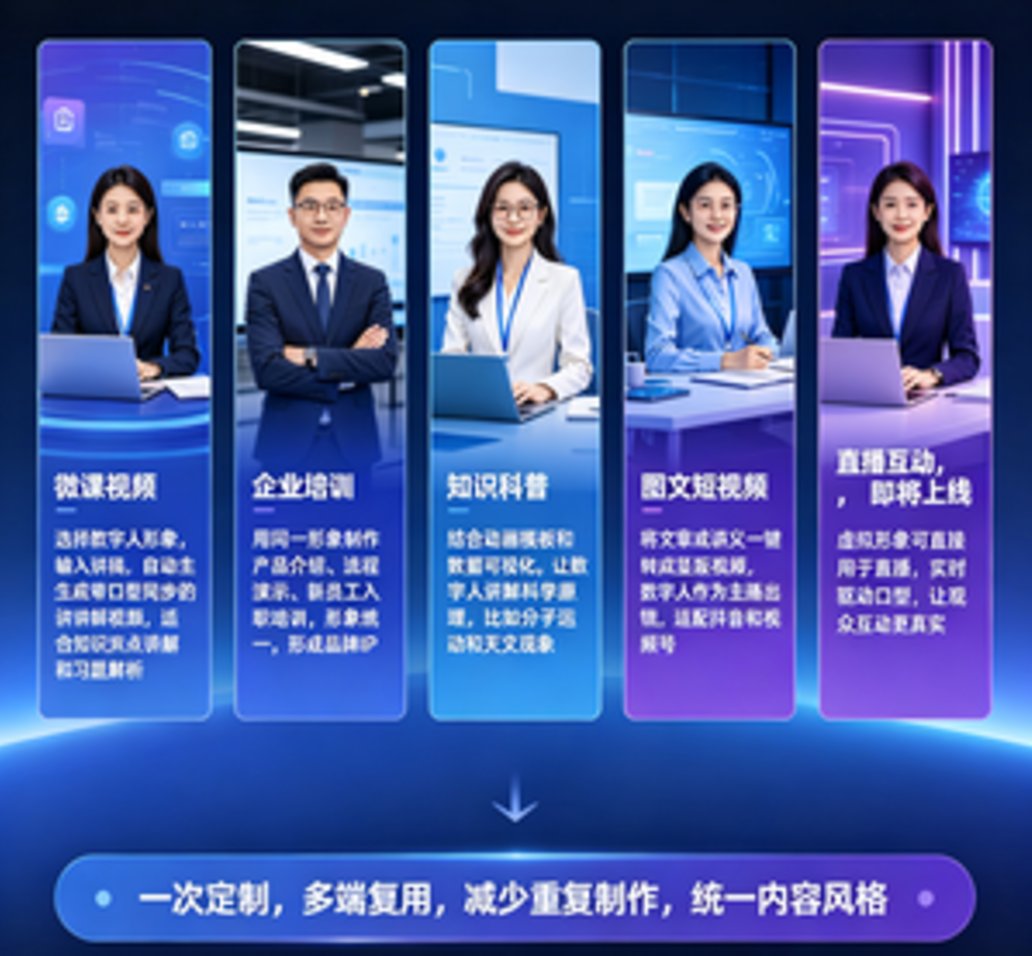 课件帮数字人定制上传界面，显示“上传照片”按钮和面部检测进度条