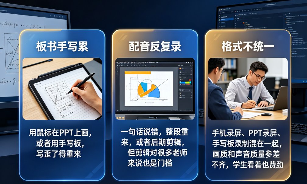 讲题视频怎么做？课件帮AI自动生成板书+语音讲解，老师省心