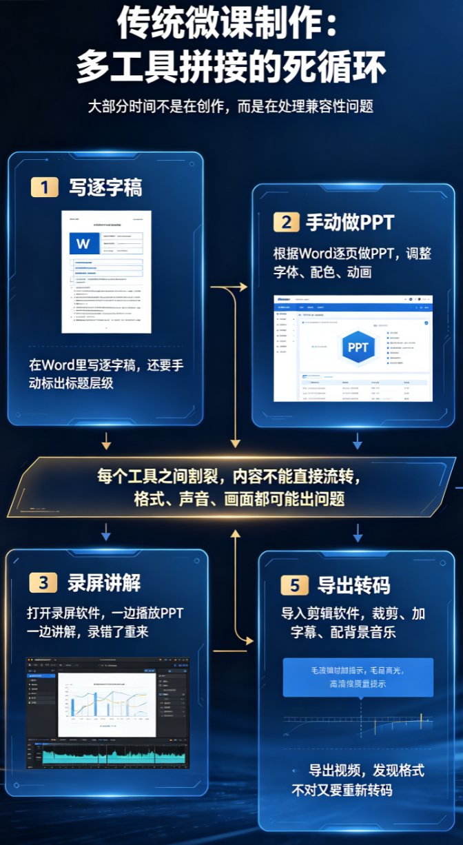 2026年AI课件全链路自动化趋势：课件帮如何从Word大纲到微课视频零人工干预？