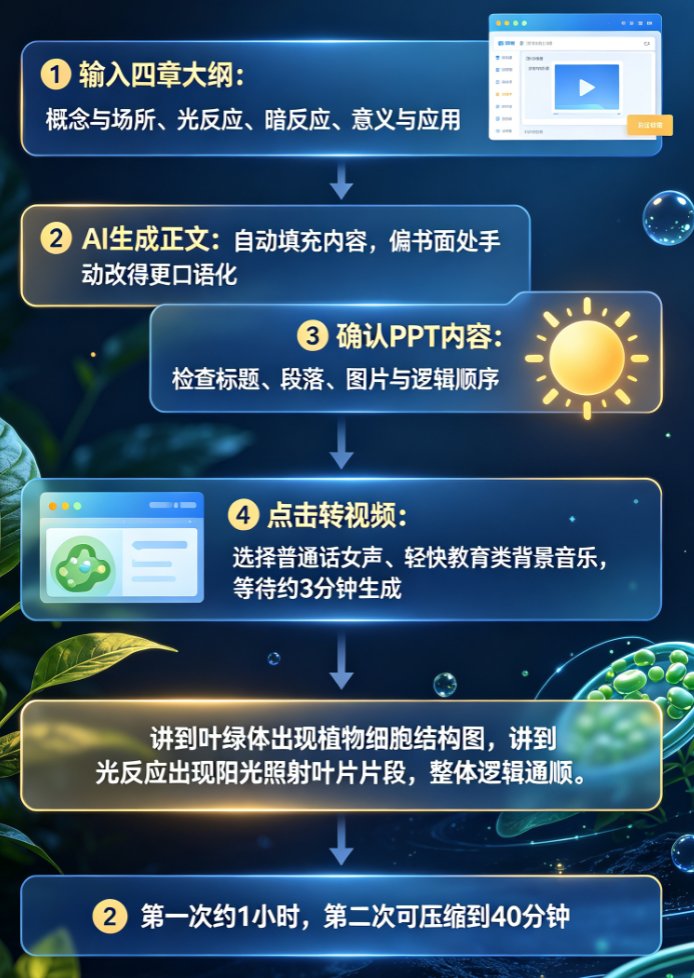 一键成片效果靠谱吗？课件帮AI自动匹配素材与配音实测