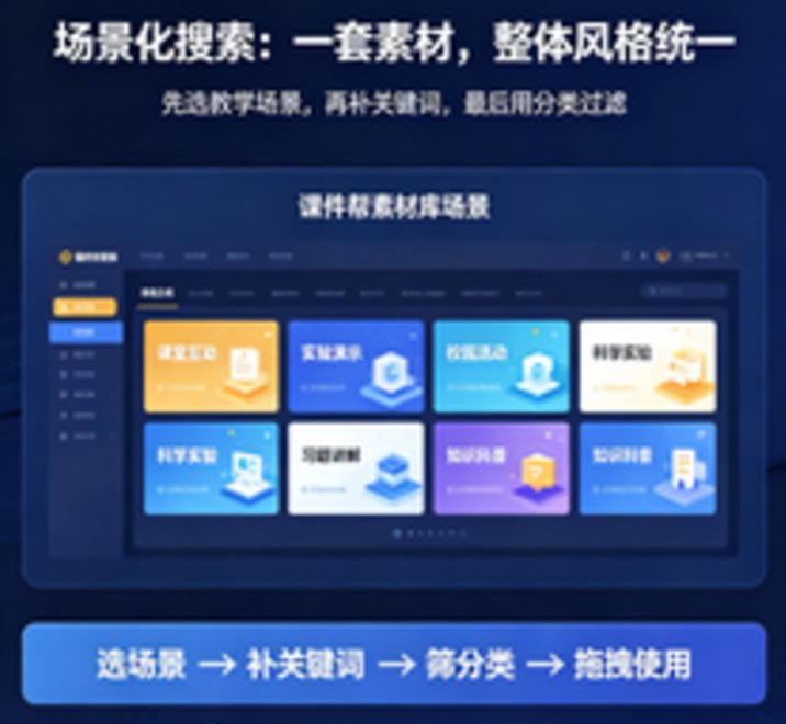 课件帮素材库界面,左侧分类栏展开,搜索框输入“函数曲线”,筛选结果展示