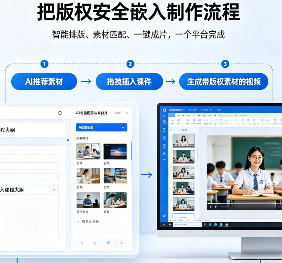 课件帮素材库面板,展示搜索“物理实验”后出现的图片素材,并显示拖拽插入的动效