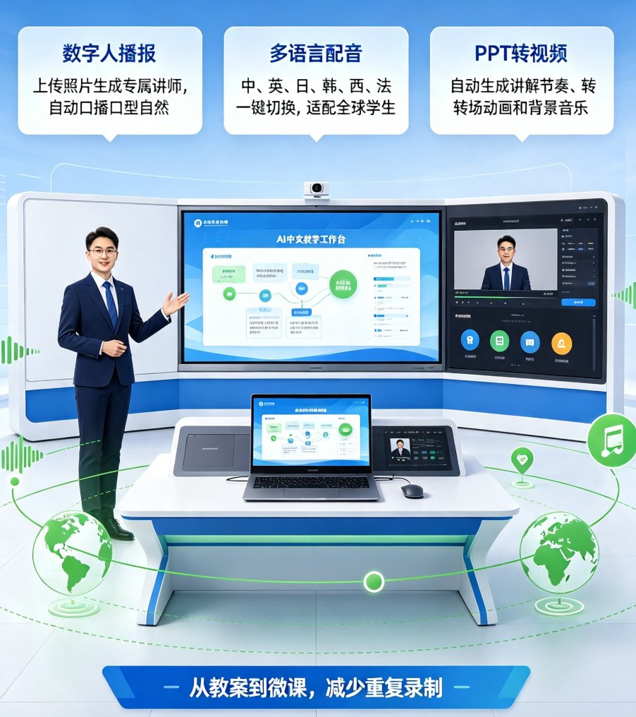 中文教学出海热2026：课件帮AI如何助力海外中文课堂降本增效？