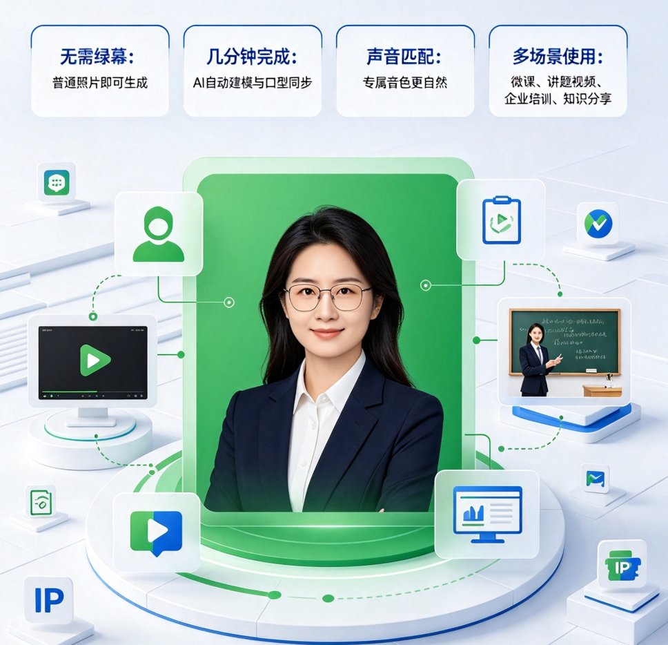 数字人形象太假学生出戏？课件帮照片定制专属虚拟讲师攻略