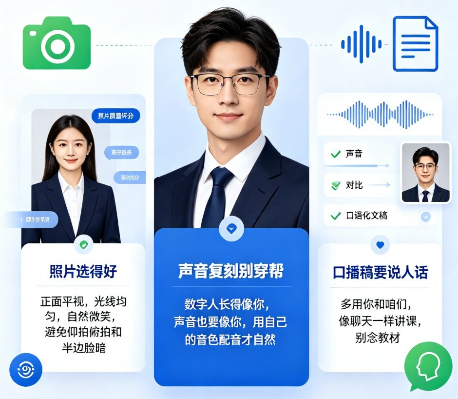 课件帮声音复刻功能界面,展示样本上传和音色生成过程