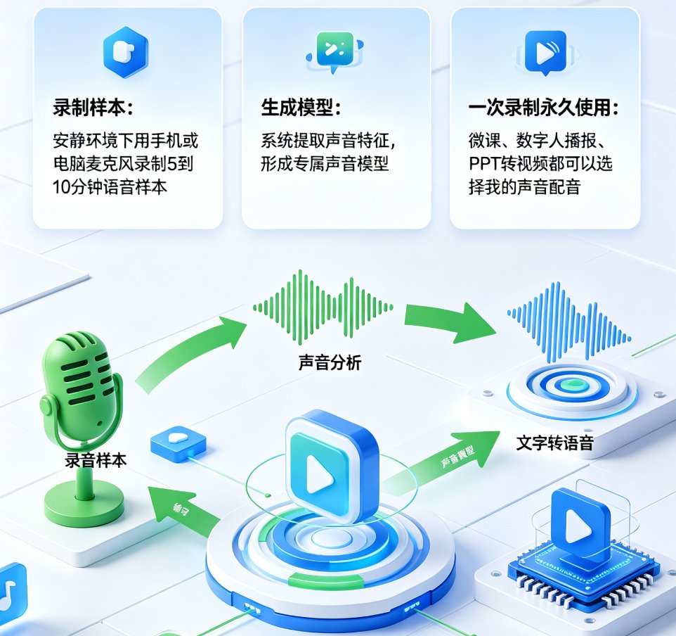 声音复刻技术怎么用？课件帮克隆你的声音做个性化微课配音