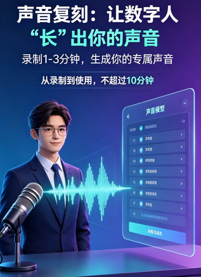 声音复刻技术演进对比图,展示2024年“能克隆”到2026年“用得好”的差异