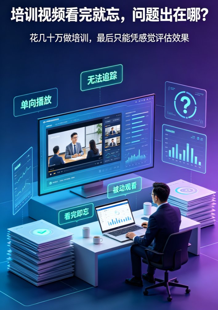企业培训视频效果难追踪？课件帮内置互动元素让培训效果可量化