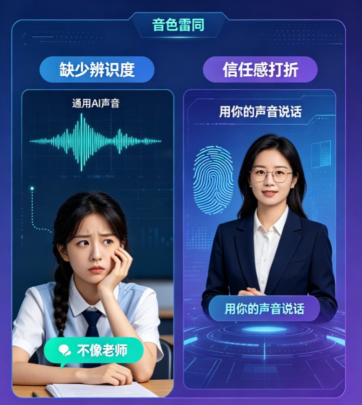 声音不像自己不像老师？课件帮声音复刻克隆个人音色只需5分钟