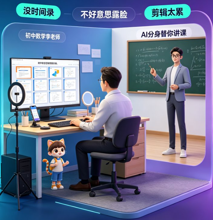 教师个人IP打造：课件帮数字人定制专属形象，一键生成爆款知识视频
