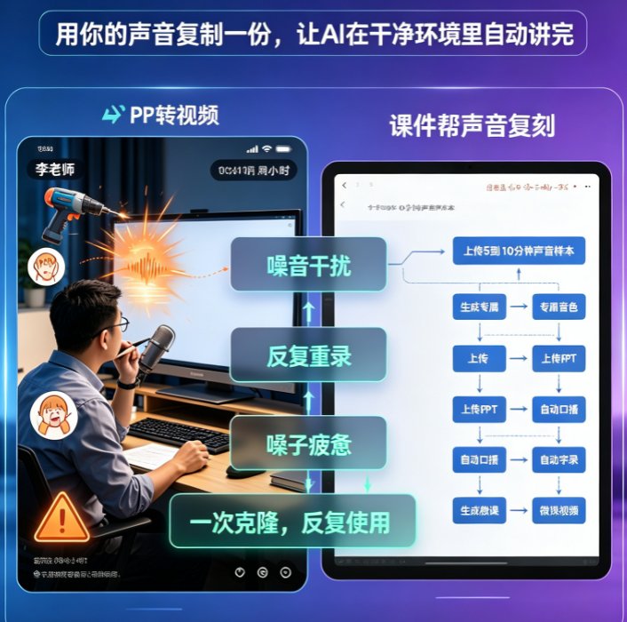 教师声音克隆微课，5分钟批量生成个性化讲解
