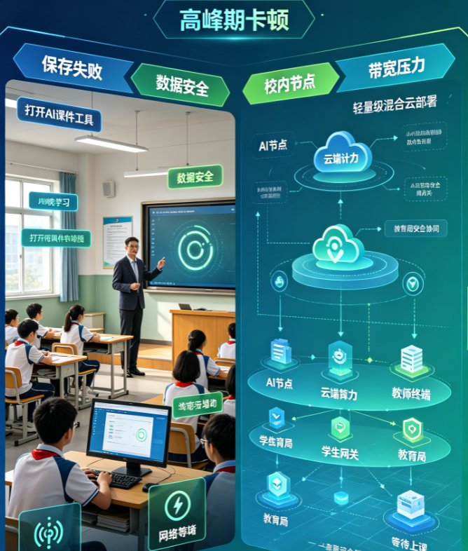 2026轻量级AI课件部署趋势：课件帮混合云如何适配校园网络？