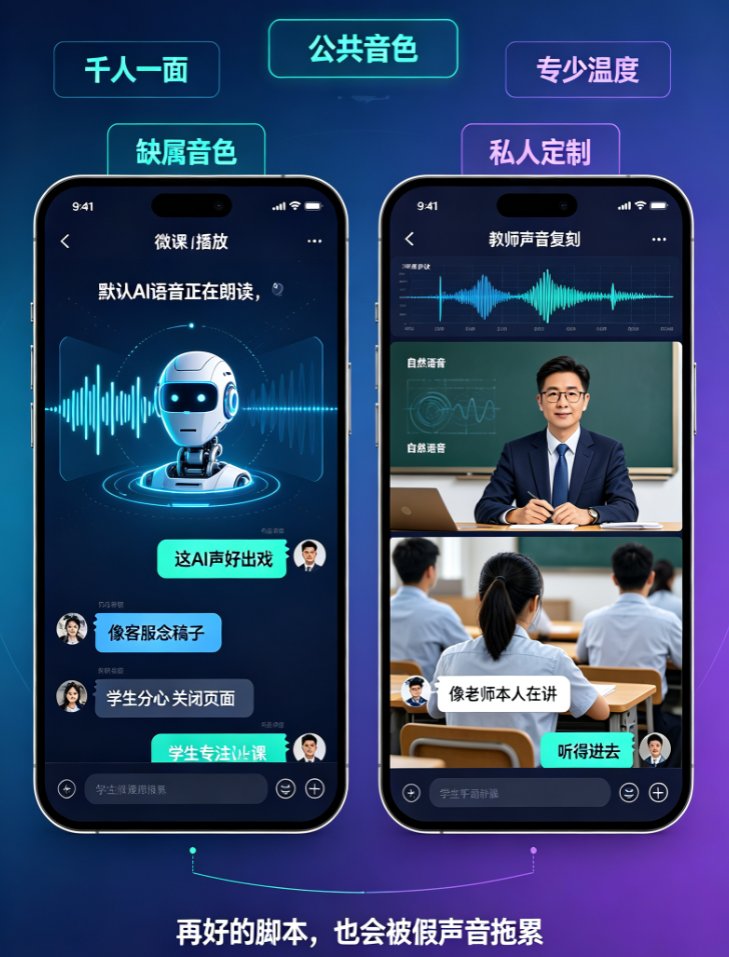 教师声音也能“克隆”？课件帮声音复刻让AI替你讲课更亲切