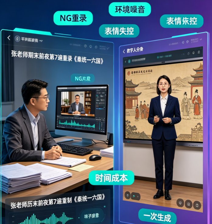 历史老师做数字人分身？课件帮数字人定制一键复刻你的上课风格
