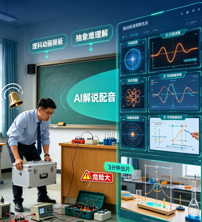 物理化学实验难演示？课件帮知识科普视频让抽象原理可视化
