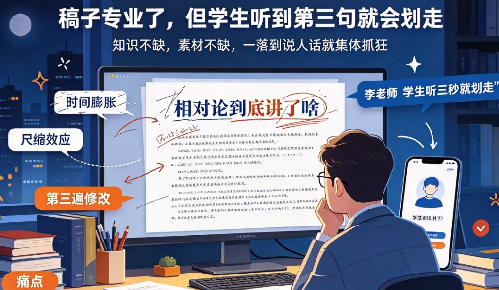 科普视频解说词写不好？课件帮AI改写让复杂知识秒变口语化