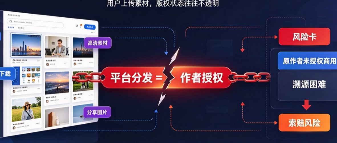 课件帮素材库内嵌的正版版权标识和授权信息弹窗
