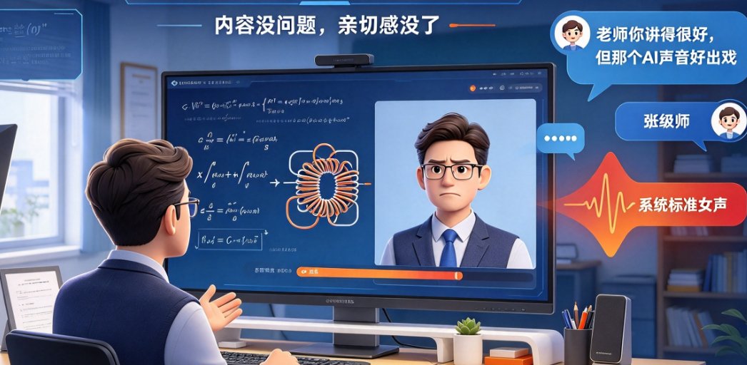 数字人播报进入2.0时代：从形象复刻到声音克隆，课件帮如何重构微课生产？