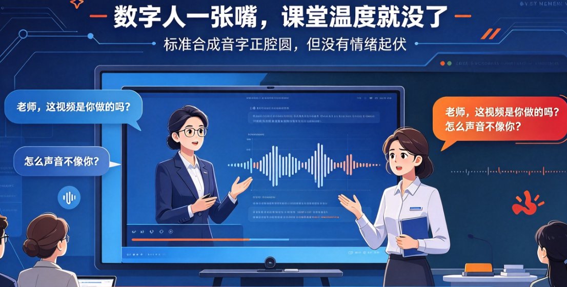 课件帮声音复刻功能界面,展示录制语音提示与上传按钮