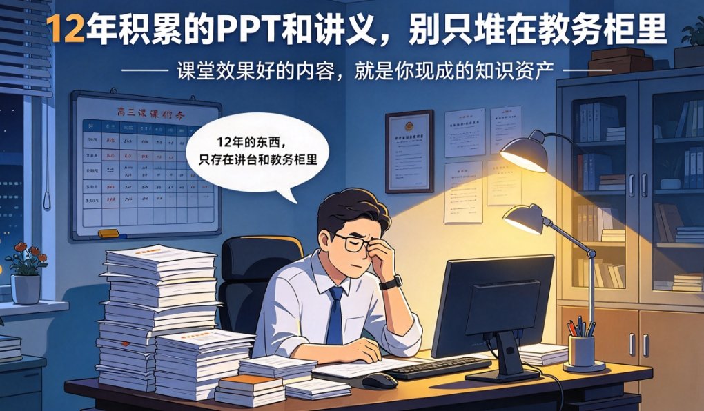 教师副业做知识付费：课件帮PPT转数字人有声专栏全流程实录
