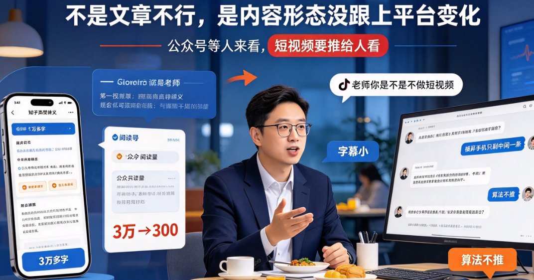 公众号文章没人看？课件帮图文转短视频一键适配抖音视频号